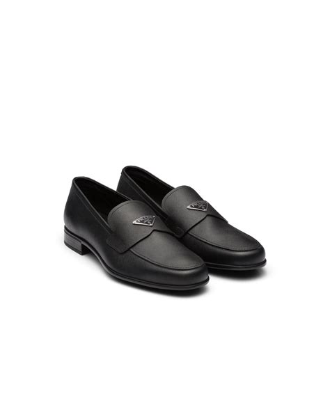 prada spazzolato loafers|prada spazzolato saffiano leather.